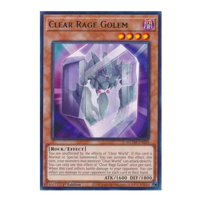 Clear Rage Golem - MZTM-EN038