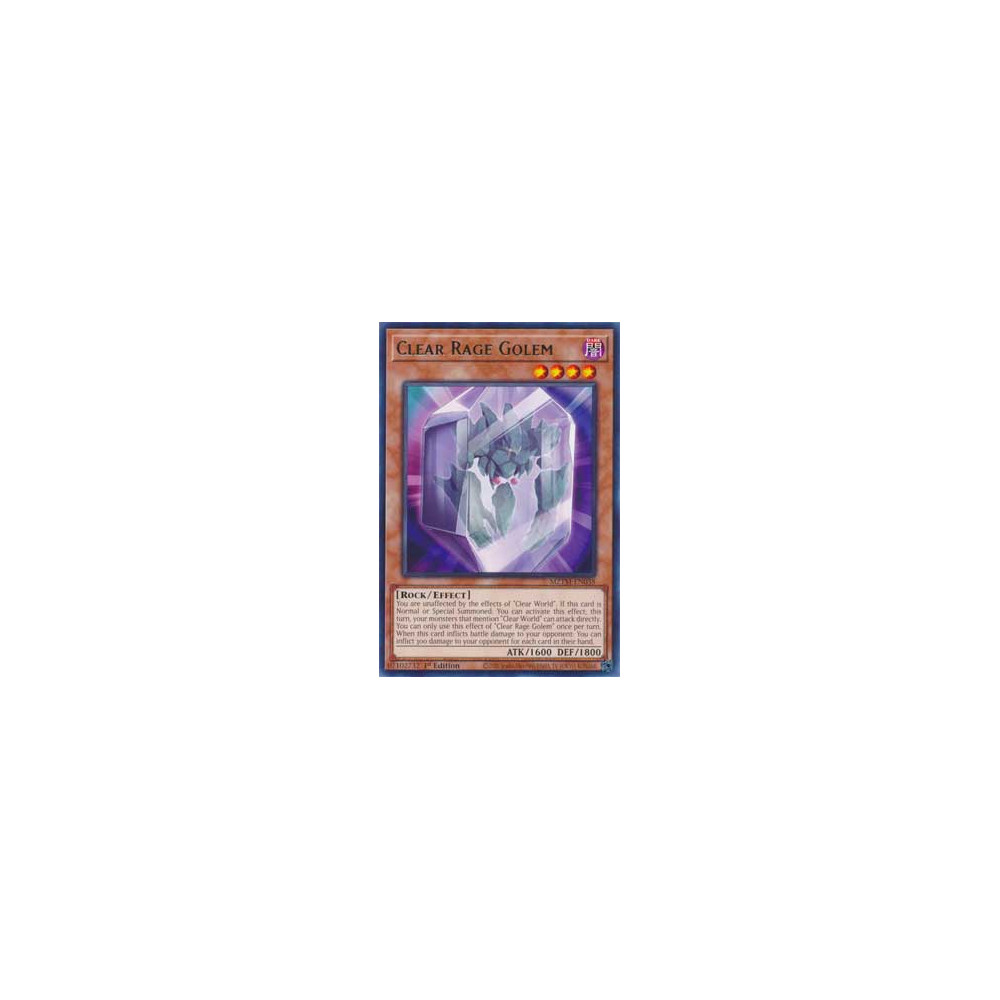 Clear Rage Golem - MZTM-EN038
