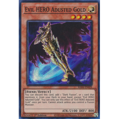 Evil HERO Adusted Gold - RA04-EN029 - Ultra Rare