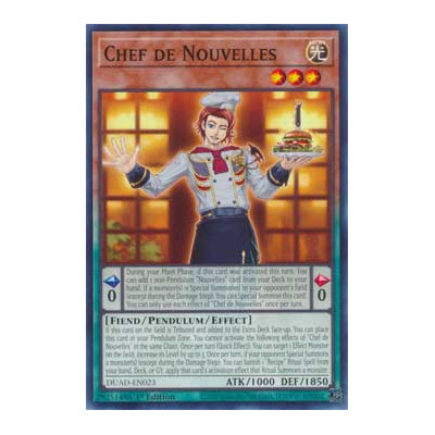 Chef de Nouvelles - DUAD-EN023