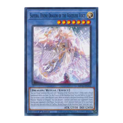 Saffira, Divine Dragon of the Voiceless Voice - MP25-EN352