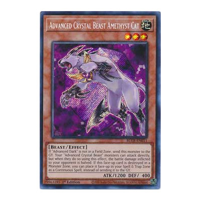 Advanced Crystal Beast Amethyst Cat - BLCR-EN011