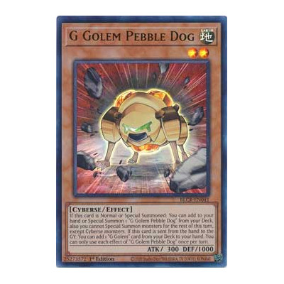 G Golem Pebble Dog - BLCR-EN041