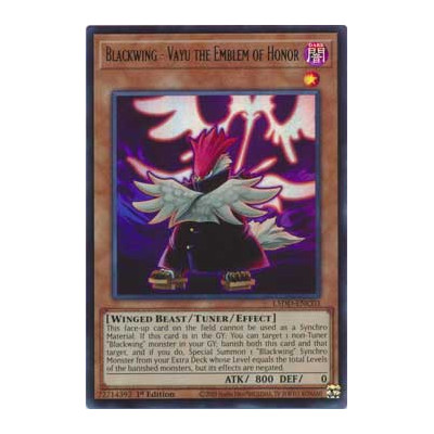 Blackwing - Vayu the Emblem of Honor - L5DD-ENC03 - Usada