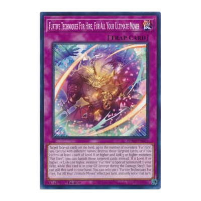 Furtive Techniques Fur Hire, Fur All Your Ultimate Moves - BPRO-EN075