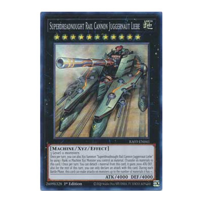 Superdreadnought Rail Cannon Juggernaut Liebe - RA03-EN041