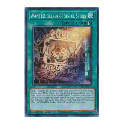 WANTED: Seeker of Sinful Spoils - RA03-EN074