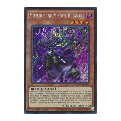 Mitsurugi no Mikoto, Kusanagi - L26D-ENM04 - Secret Rare...