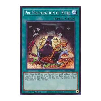 Pre-Preparation of Rites - L26D-ENM11