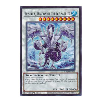 Trishula, Dragon of the Ice Barrier - L26D-ENX36