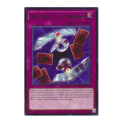 Hero's Rule 1: Five Freedoms - MZMU-EN027