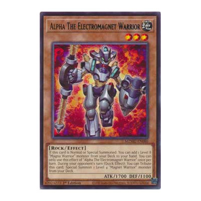 Alpha The Electromagnet Warrior - MZMU-EN080