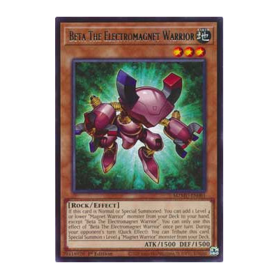 Beta The Electromagnet Warrior - MZMU-EN081