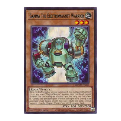 Gamma The Electromagnet Warrior - MZMU-EN082