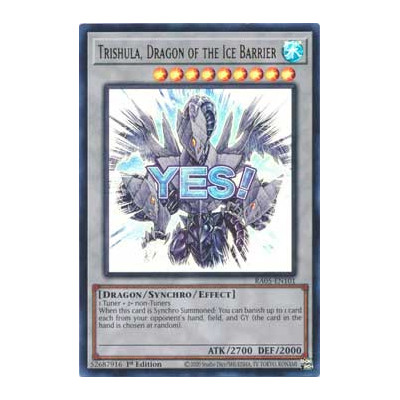 Trishula, Dragon of the Ice Barrier  - RA05-EN101