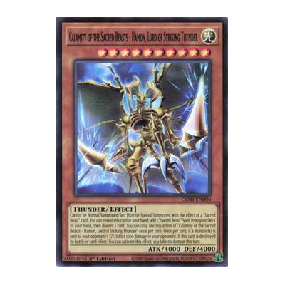 Calamity of the Sacred Beasts - Hamon, Lord of Striking...