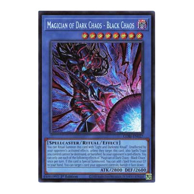 Magician of Dark Chaos - Black Chaos - CORI-EN027