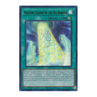 Freezing Chains of the Ice Barrier - BLTR-EN103