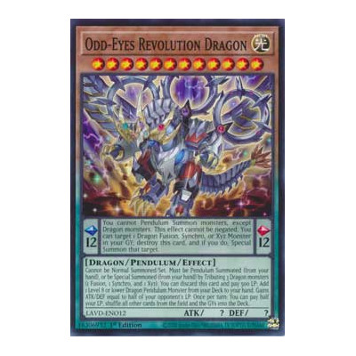 Odd-Eyes Revolution Dragon - LAVD-ENO12