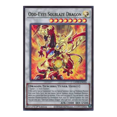 Odd-Eyes Solblaze Dragon - LAVD-ENO26 - Ultra Rare