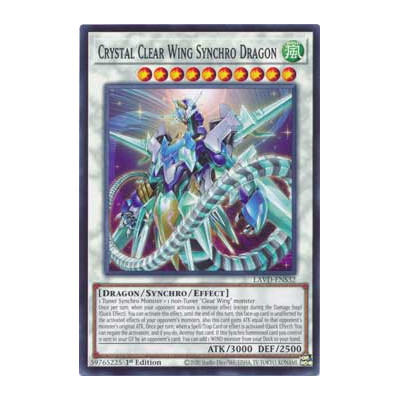 Crystal Clear Wing Synchro Dragon - LAVD-ENS32