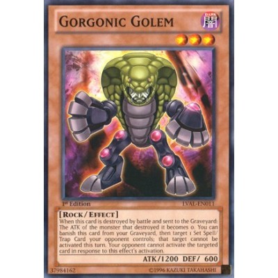 Gorgonic Golem - LVAL-EN011