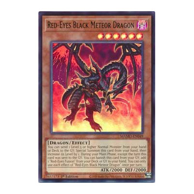 Red-Eyes Black Meteor Dragon - MAMO-EN049