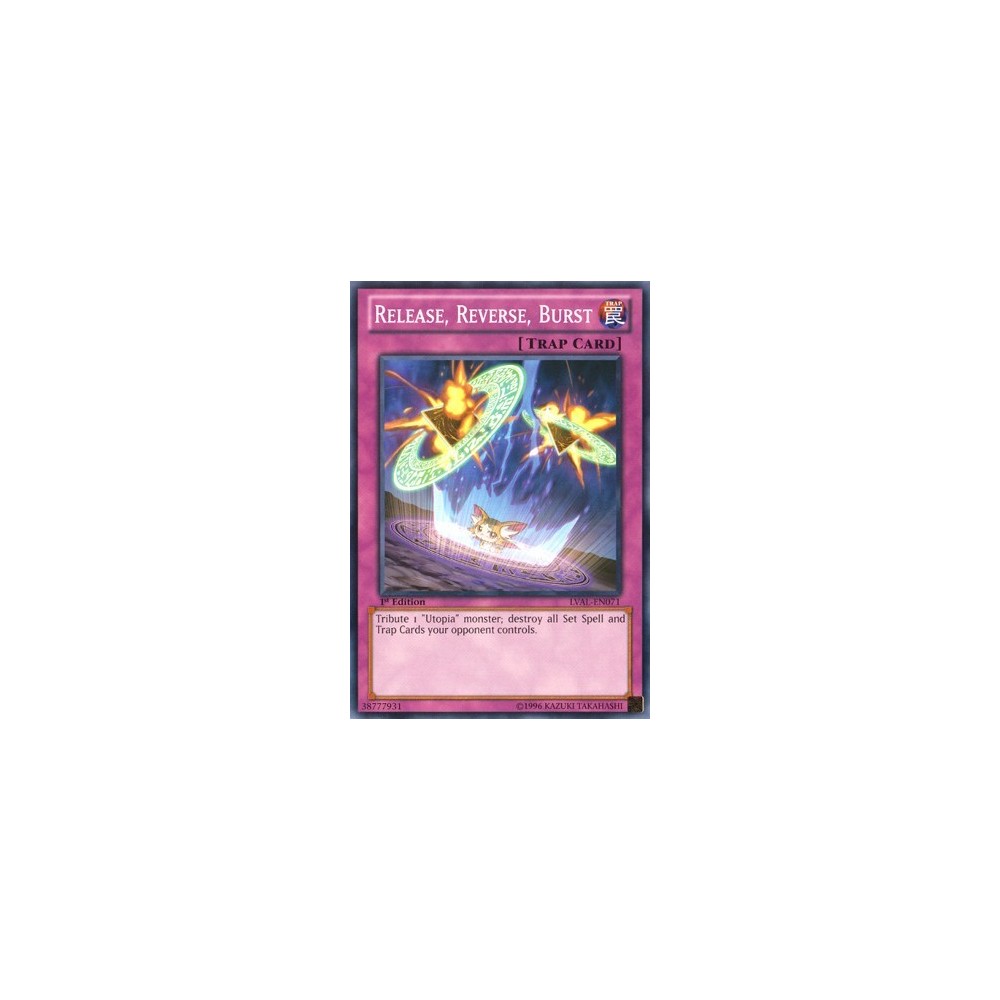 Release, Reverse, Burst - LVAL-EN071