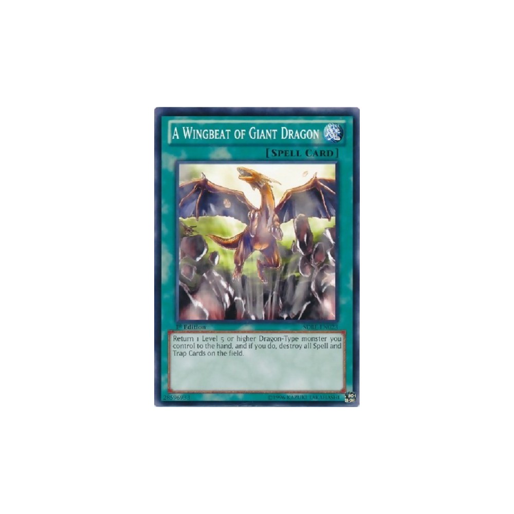 A Wingbeat of Giant Dragon - SDDC-EN028 - Nova