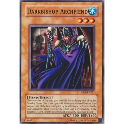 Darkbishop Archfiend - DR1-EN231